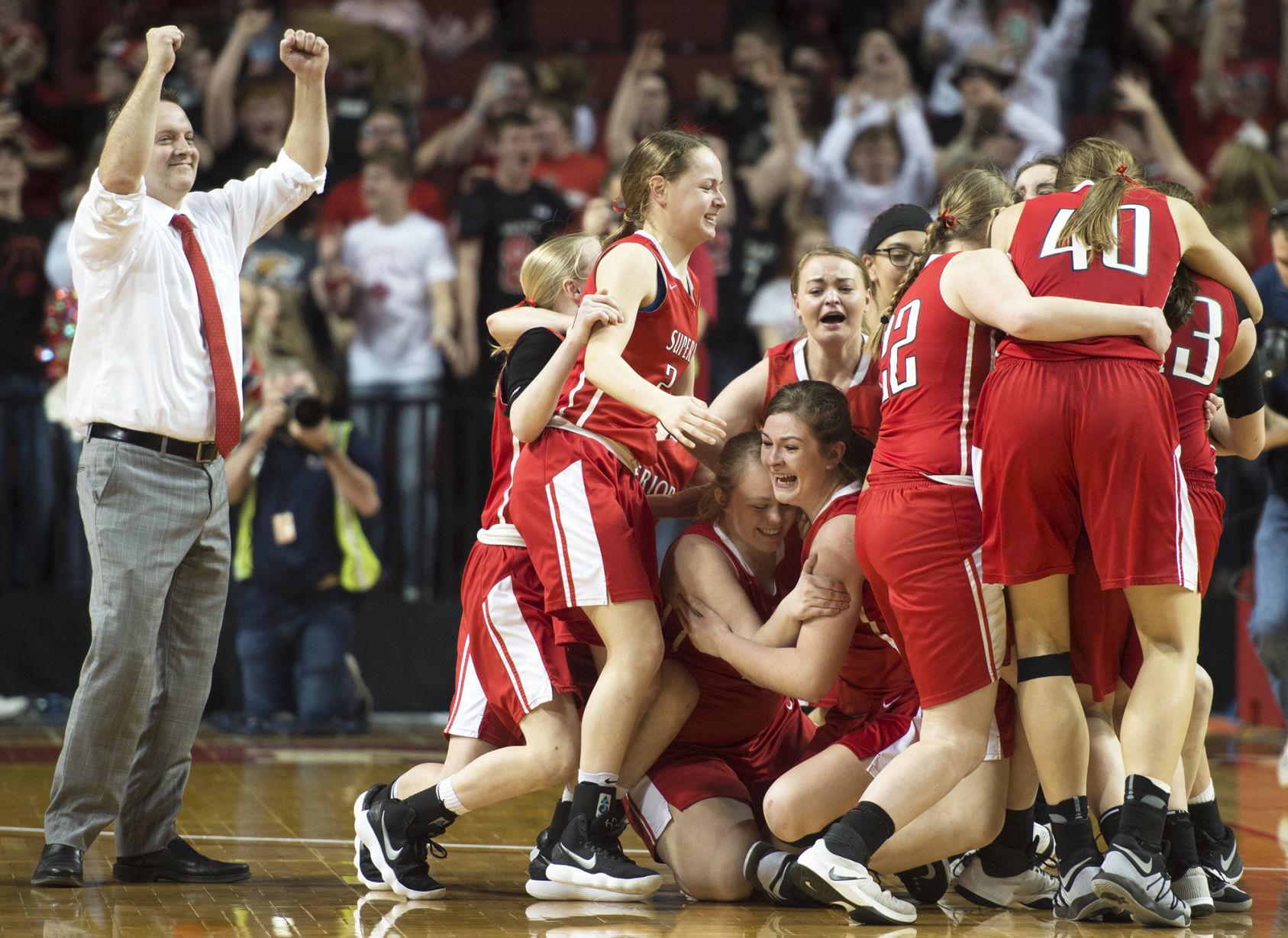 Superior claims Class C-2 girls basketball state title